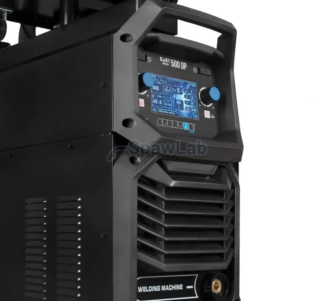 Spartus EasyMIG 500 Dual Pulse [źródło, chłodnica, podajnik, wózek, przewód zespolony 10m] pakiet, zdjęcie 6