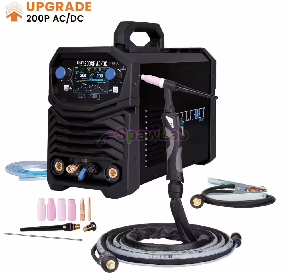 Spartus EasyTIG 200XP AC/DC im Paket mit Mini-Brenner SPE 17 H10k - 8m