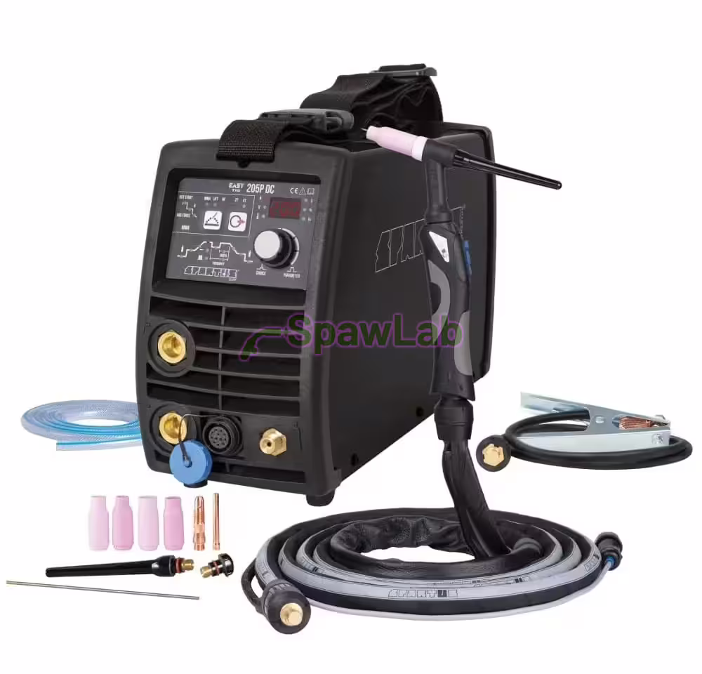 Spartus EasyTIG 205P DC Paket mit Mini-Brenner SPE 17, 4 m