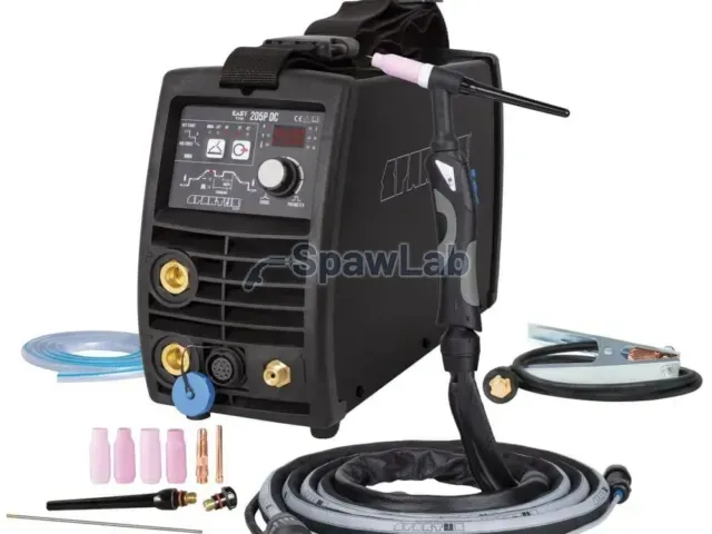 Spartus EasyTIG 205P DC package with mini SPE 17 torch, 4 m