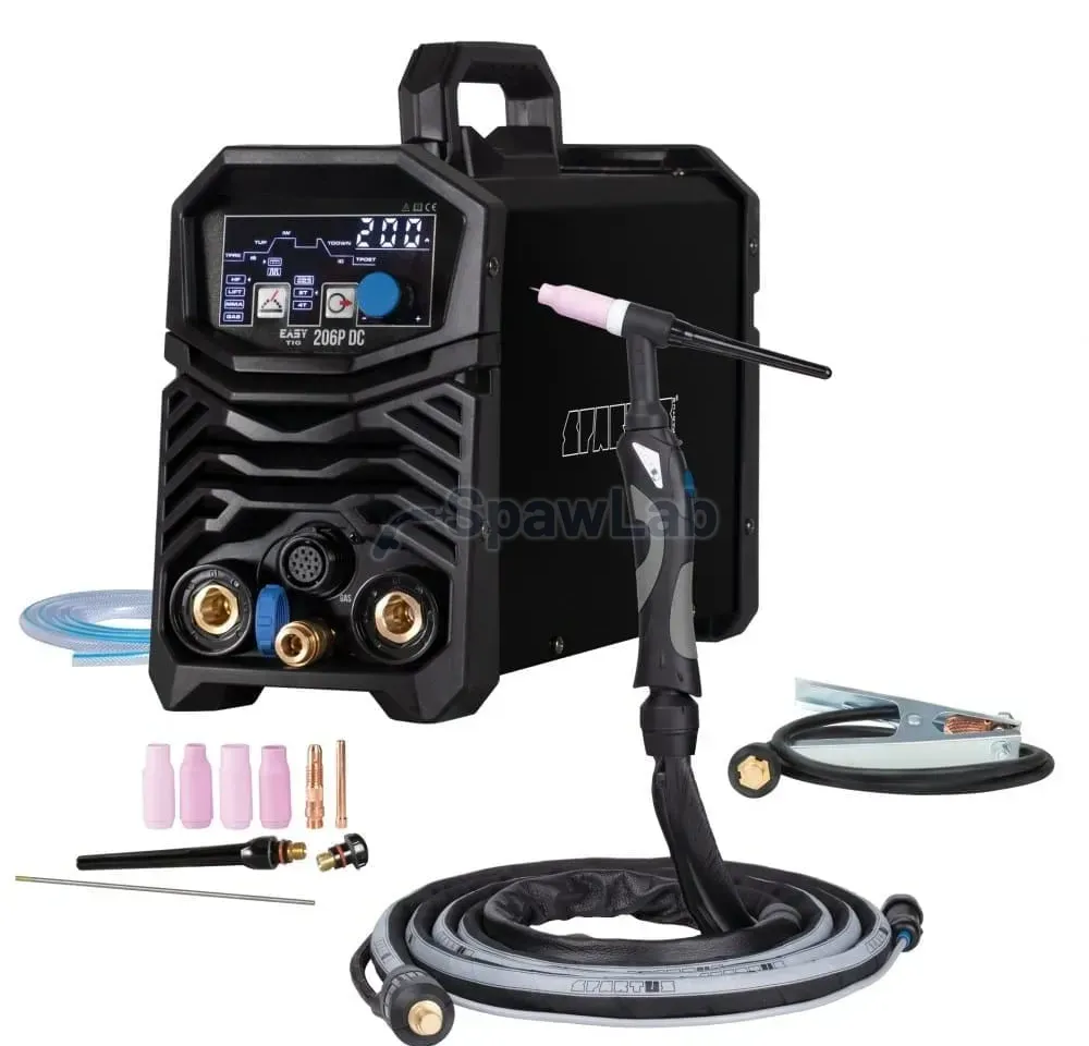 Spartus EasyTIG 206P DC in a package with a mini SPE 17 torch - 8m