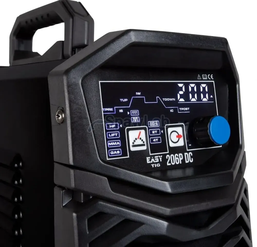 Spartus EasyTIG 206P DC TIG welder w pakiecie z uchwytem mini SPE 17 - 8m, photo 6