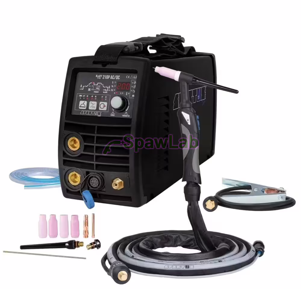 Spartus EasyTIG 210P AC/DC in a set with the mini SPE 17 torch - 8m