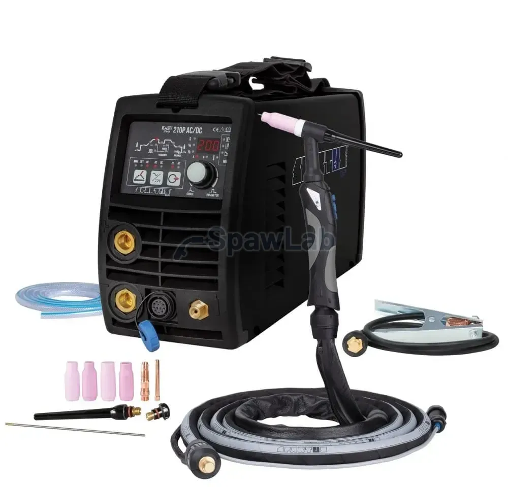 Spartus EasyTIG 210P AC/DC im Paket mit Mini-Brenner SPE 17 - 8m