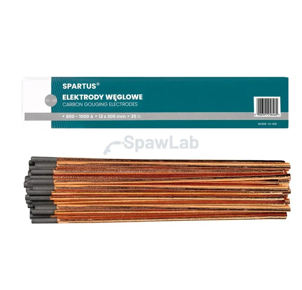 Spartus Elektroda węglowa do żłobienia 13.0 × 305 mm 800 - 1000 A, zdjęcie 3