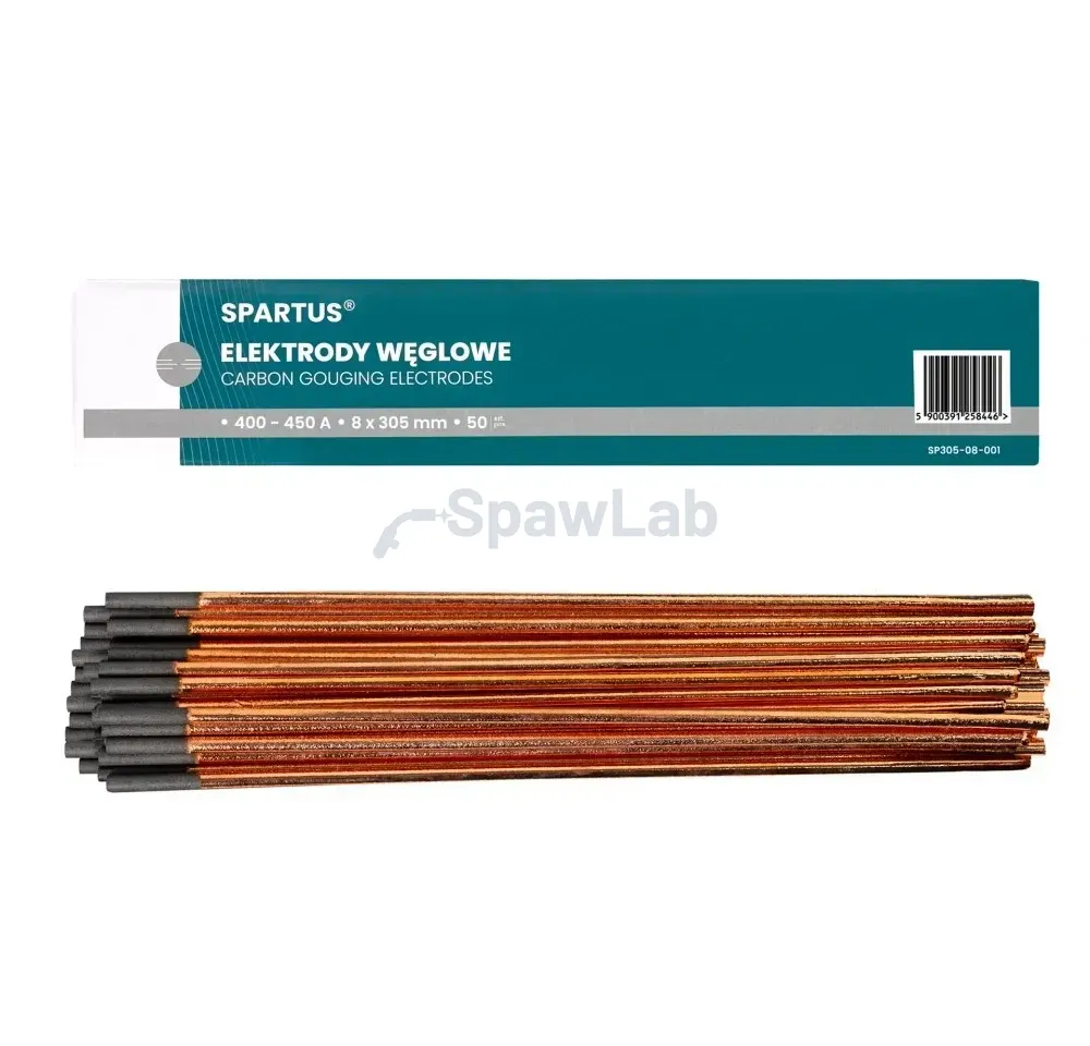 Spartus Elektroda węglowa do żłobienia 8.0 × 305 mm 400 - 450 A, zdjęcie 3
