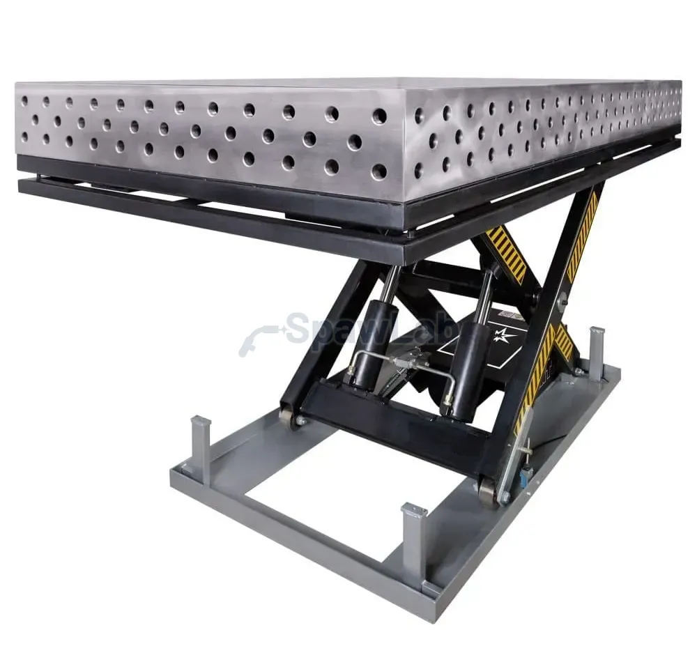 Spartus FERROS 3D stół spawalniczy 3000 x 1500 (na podnośniku elektrohydraulicznym), zdjęcie 5