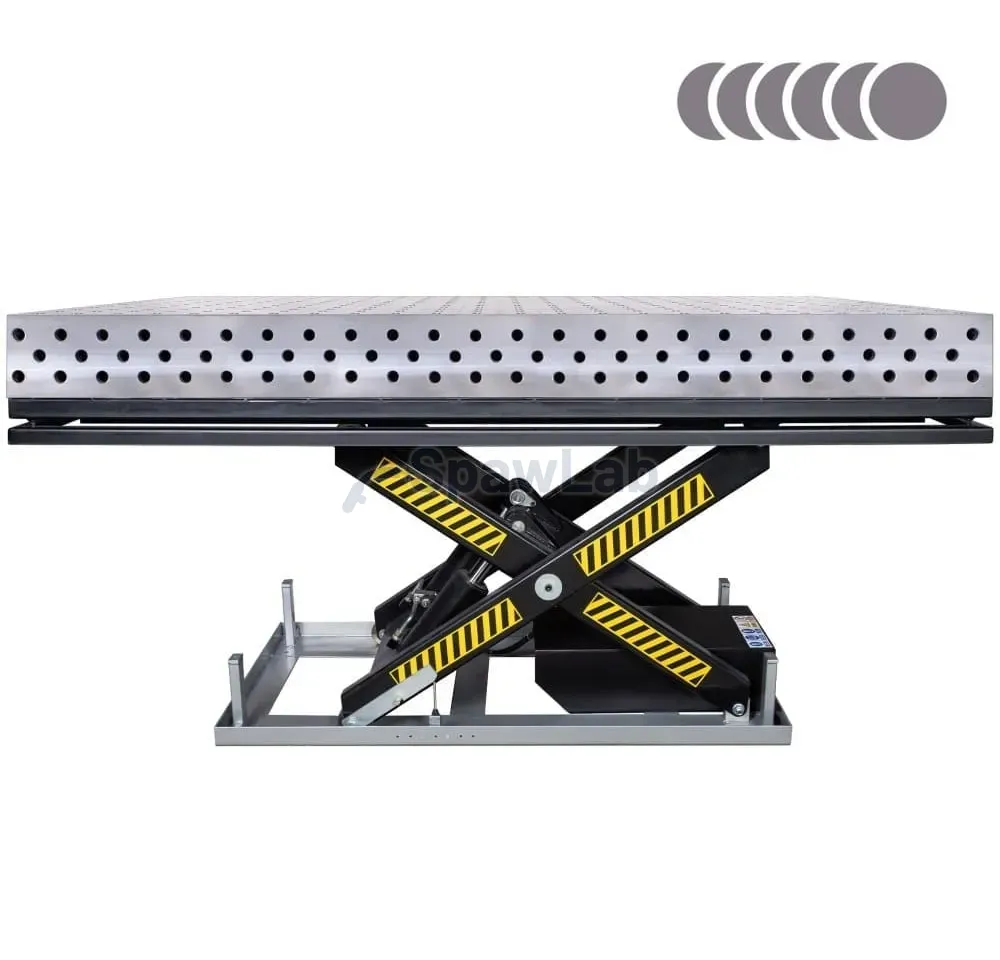 Spartus HERMES 3D stół spawalniczy 3000 x 1500 (na podnośniku elektrohydraulicznym)