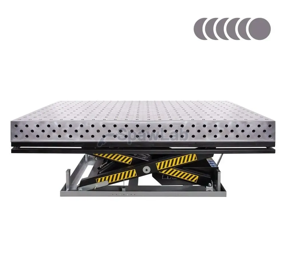 Spartus HERMES 3D stół spawalniczy 3000 x 1500 (na podnośniku elektrohydraulicznym), zdjęcie 2