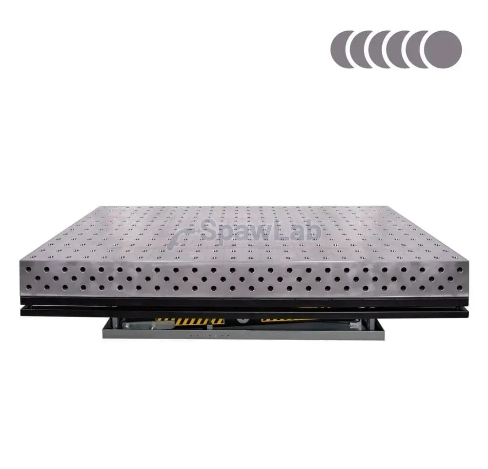 Spartus HERMES 3D stół spawalniczy 3000 x 1500 (na podnośniku elektrohydraulicznym), zdjęcie 4