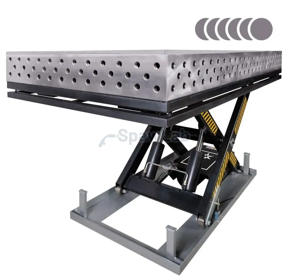 Spartus HERMES 3D stół spawalniczy 3000 x 1500 (na podnośniku elektrohydraulicznym), zdjęcie 5