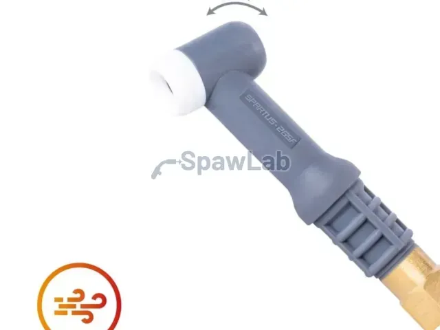 Spartus SP26SF torch body, short, flexible, L=71mm (gas-cooled)