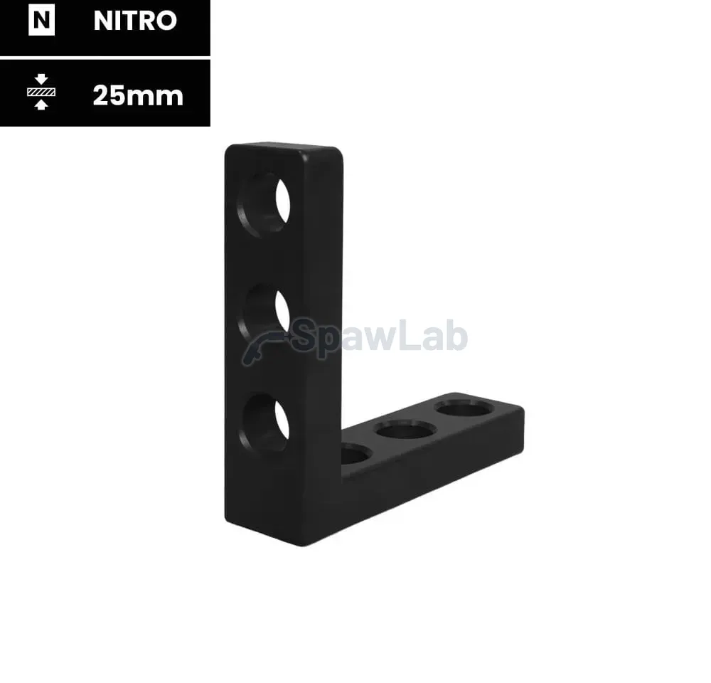 Spartus square 175x50x175mm, hole/hole, nitrided