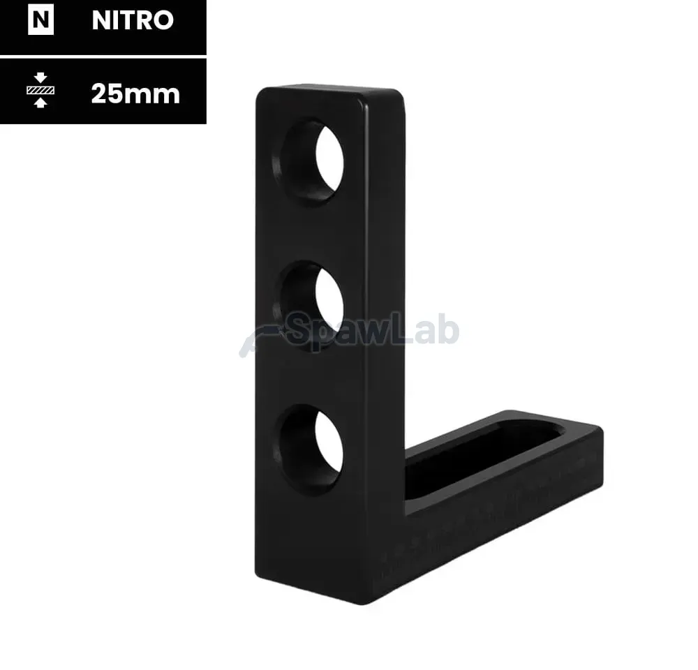 Spartus Winkel 175x50x175mm, Bohrung/Langloch, nitriert
