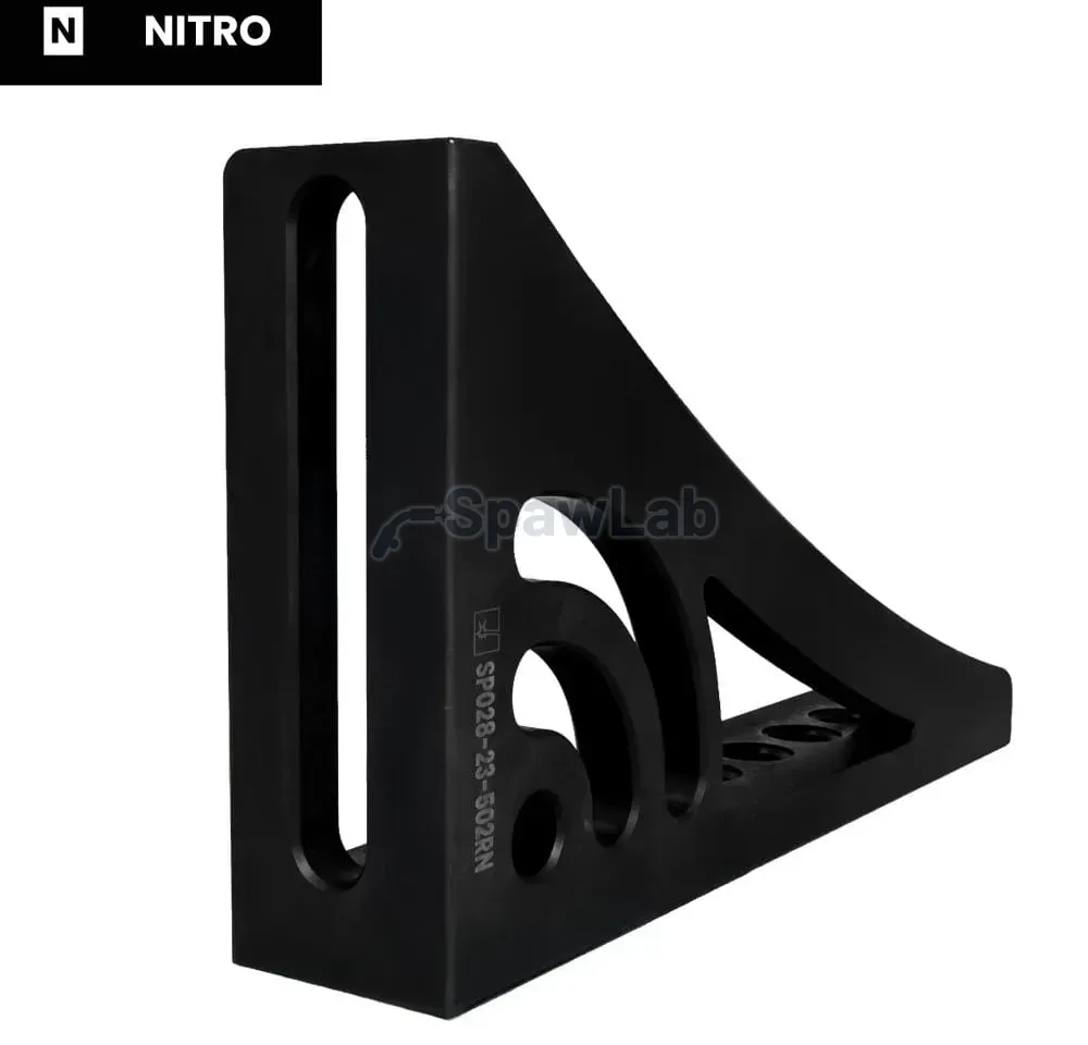 Spartus Anschlag- und Spannwinkel mit einstellbarem Drehwinkel 276x95x500mm, rechts, nitriert