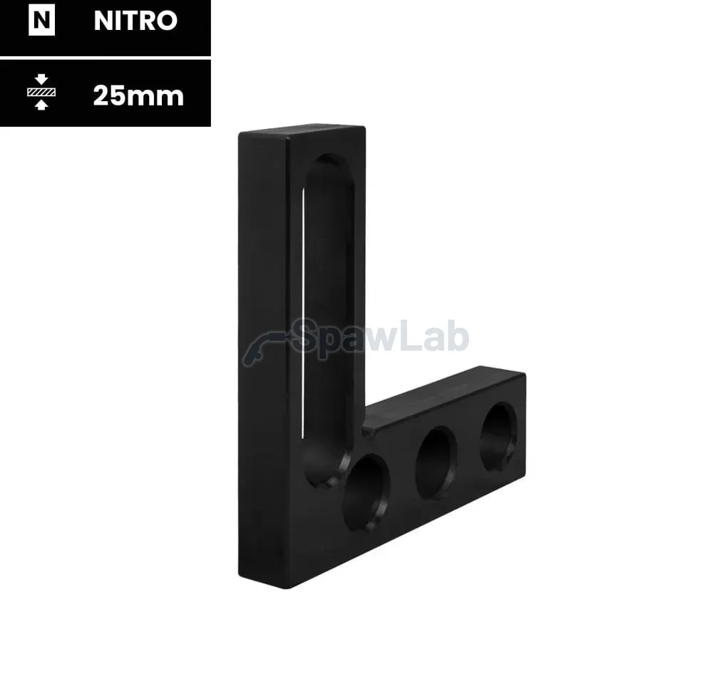 Spartus Flachwinkel 175x175x25mm, nitriert
