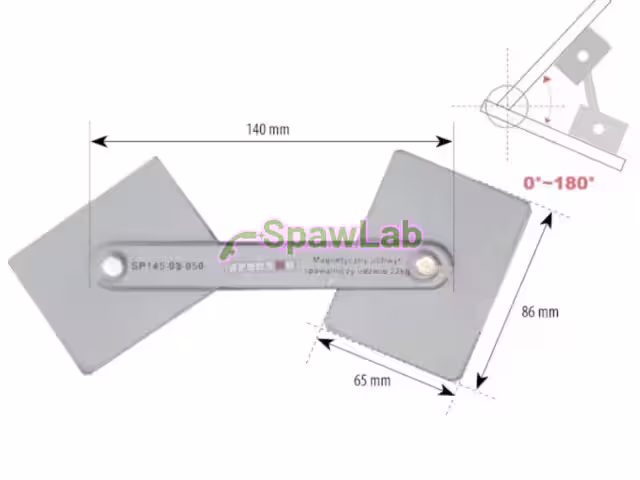 Spartus Magnetyczny uchwyt spawalniczy - regulowany kąt udźwig 22kg