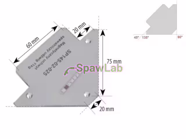 Spartus Magnetyczny uchwyt spawalniczy strzałka udźwig: 11kg