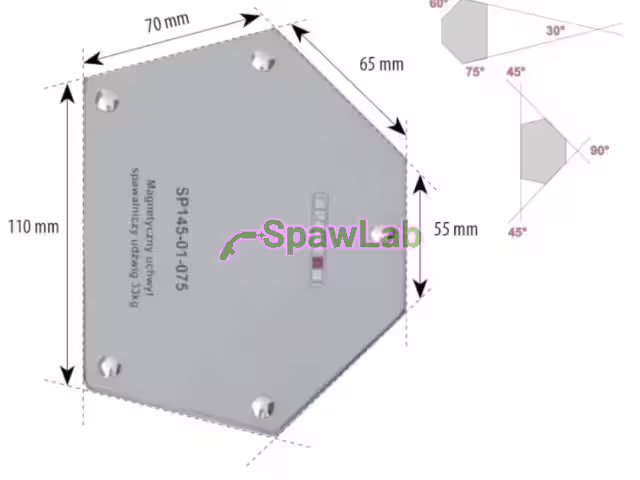 Spartus Magnetyczny uchwyt spawalniczy udźwig: 33kg