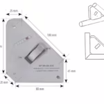 Spartus Schweiß-Magnethalter mit Ein/Aus-Schalter, Tragkraft: 13,5kg