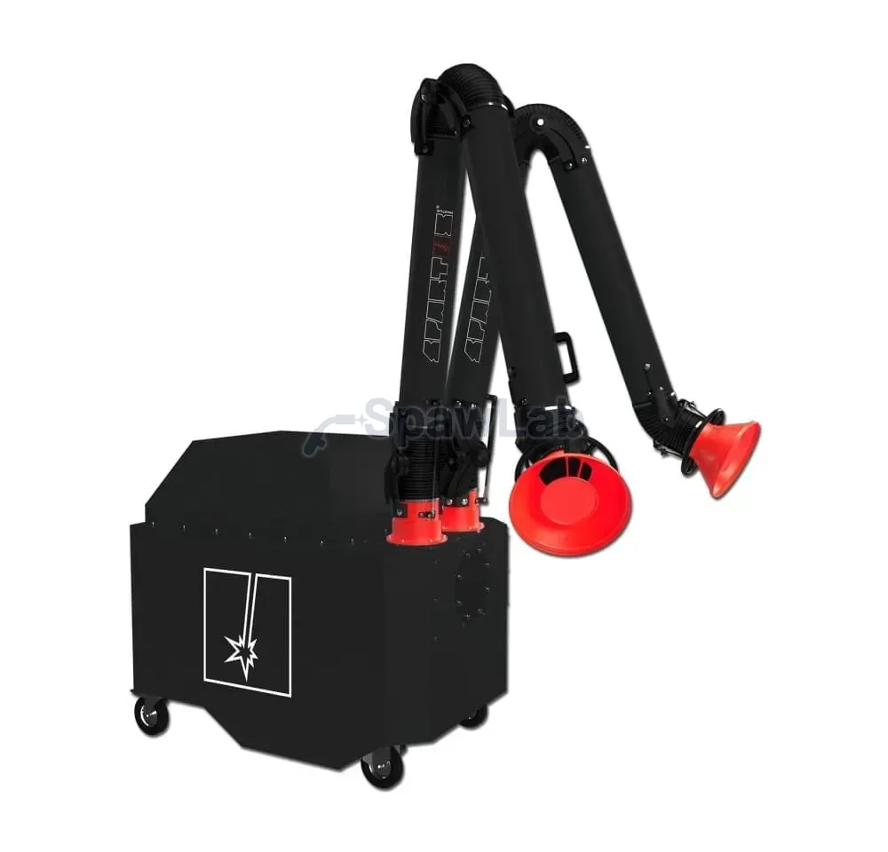 Spartus Mobile fume extractor welding ClearStream Duo 2000 3m