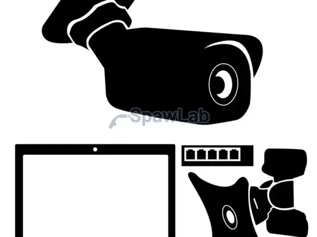 Spartus [opcja dodatkowa] Zestaw do monitorowania celi spawalniczej (kamera, uchwyt ścienny, ekran 10”)