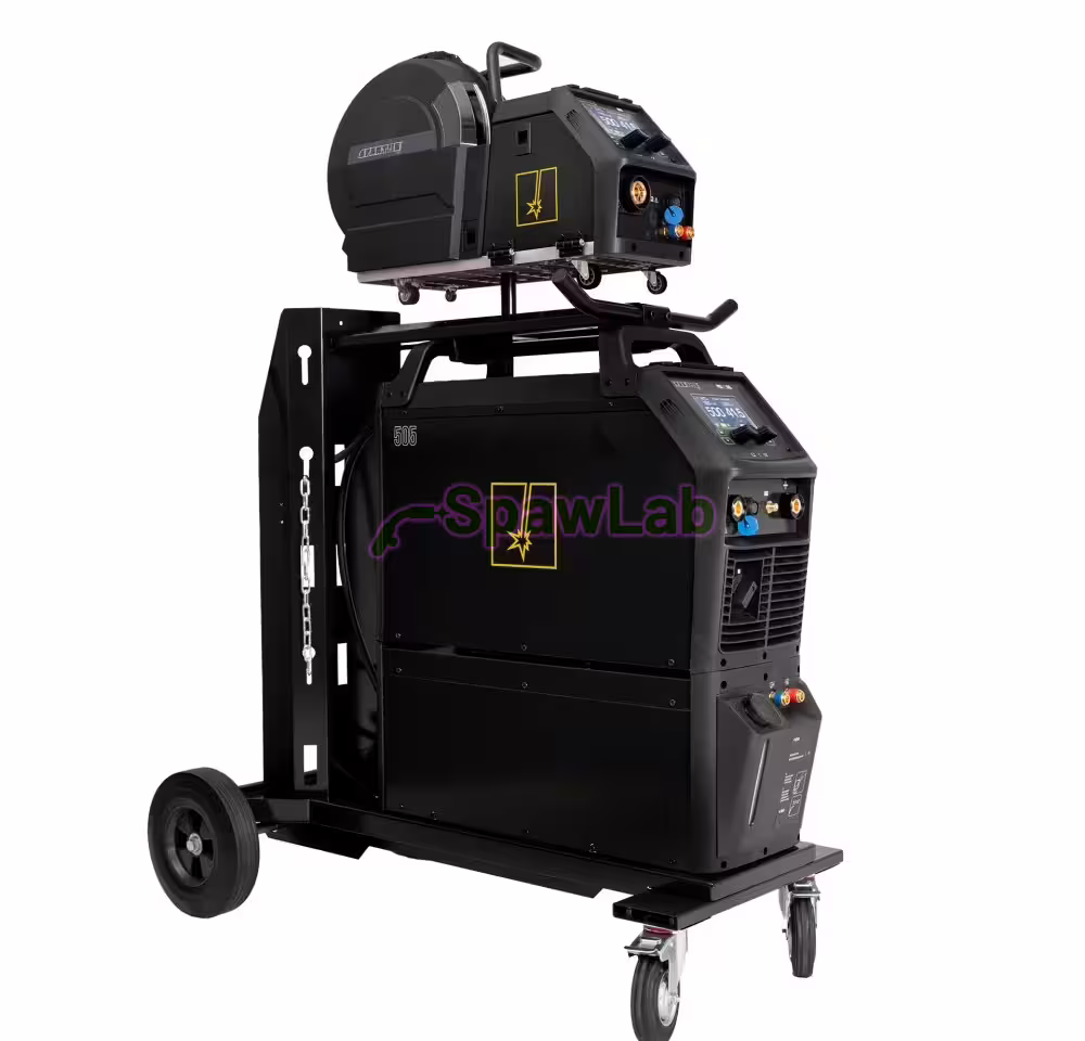 Spartus [OUTLET] ProMIG 505 [Stromquelle, Kühlgerät, Drahtvorschub, Kombischlauchpaket, Fahrwagen] Paket mit Brenner SPP501 - 3m, Bild 3