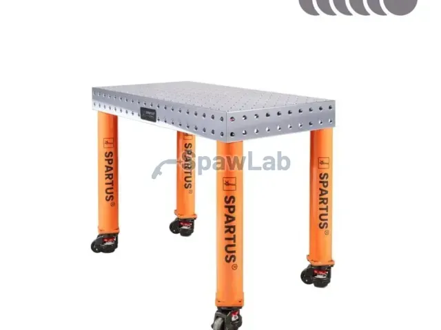 Spartus [Outlet] Spartus Hermes 3D 1000x500x100mm welding table | D16 system | 4 legs with castors L=650mm