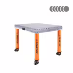 Spartus [Outlet] Spartus Hermes 3D 1000x800x100mm welding table | D16 system | 4 legs with castors L=650mm