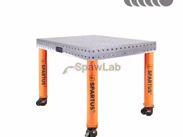 Spartus [Outlet] Spartus Hermes 3D 1000x800x100mm Schweißtisch | System D16 | 4 Beine mit Rollen L=650mm