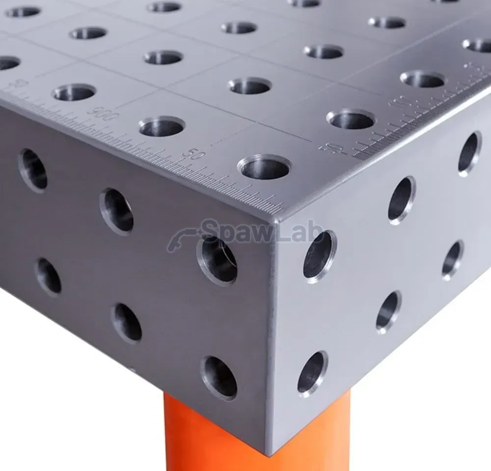 Spartus [Outlet] Stół spawalniczy Spartus Hermes 3D 1500x1500x100mm | system D16 | 5 nóg z kółkami L=650mm, zdjęcie 3