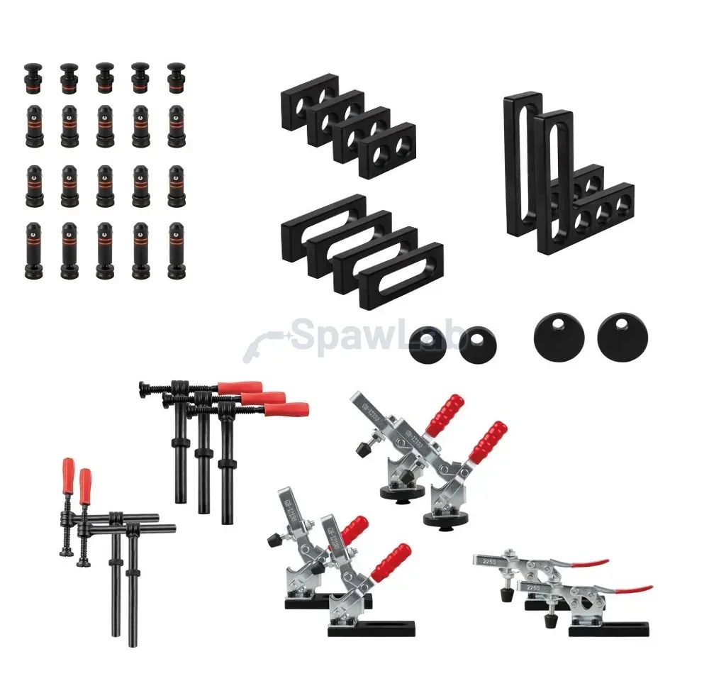 Spartus [OUTLET] Zestaw akcesoriów 12 do stołu spawalniczego system D16