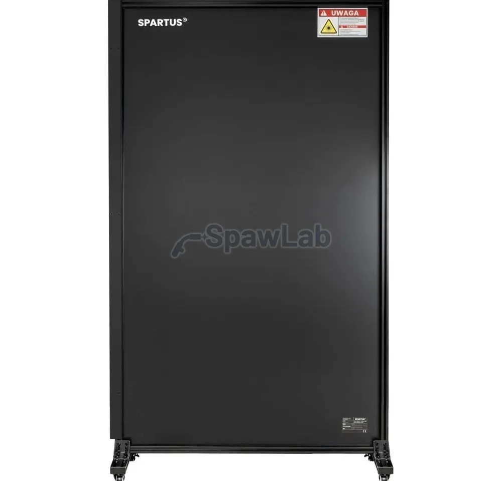 Spartus Vorhangpaneel 1100×2000 mit Verbinder für den Aufbau von Laserarbeitsplätzen