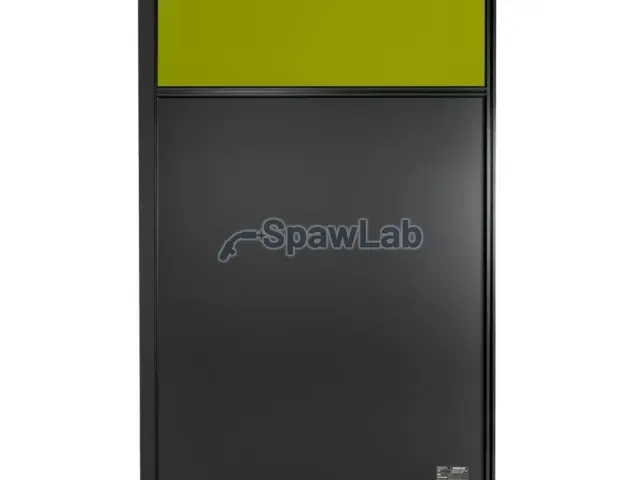 Spartus 1100×2000 curtain panel with viewing window and connector for laser workstation enclosures