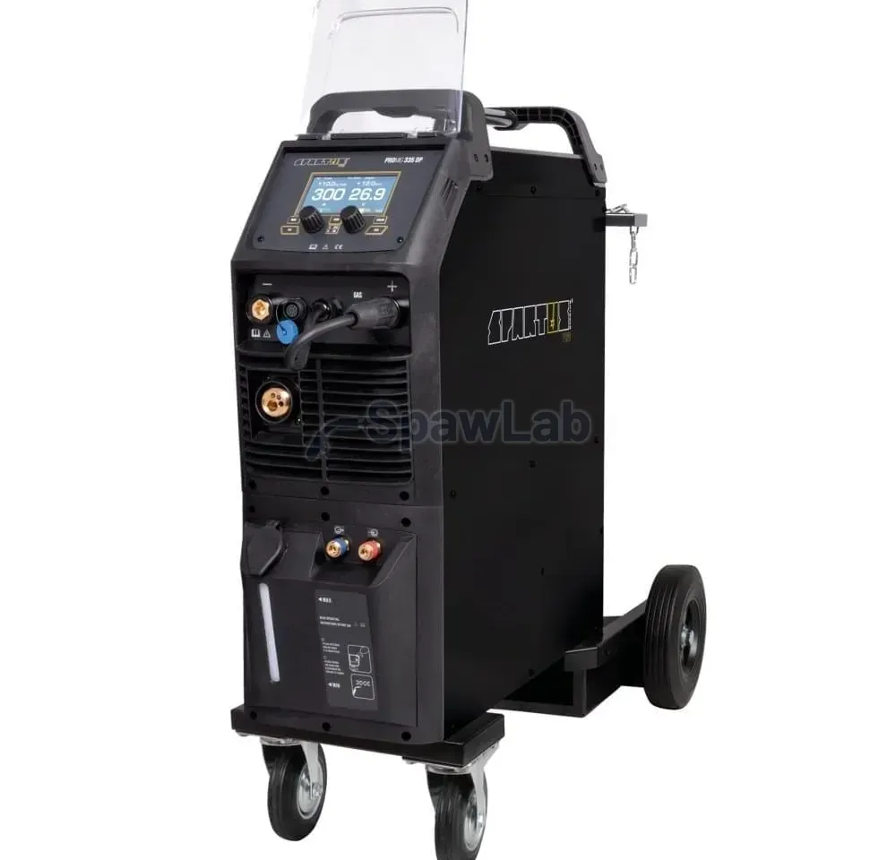 Spartus ProMIG 335 Dual Pulse [power source, cooler, trolley]