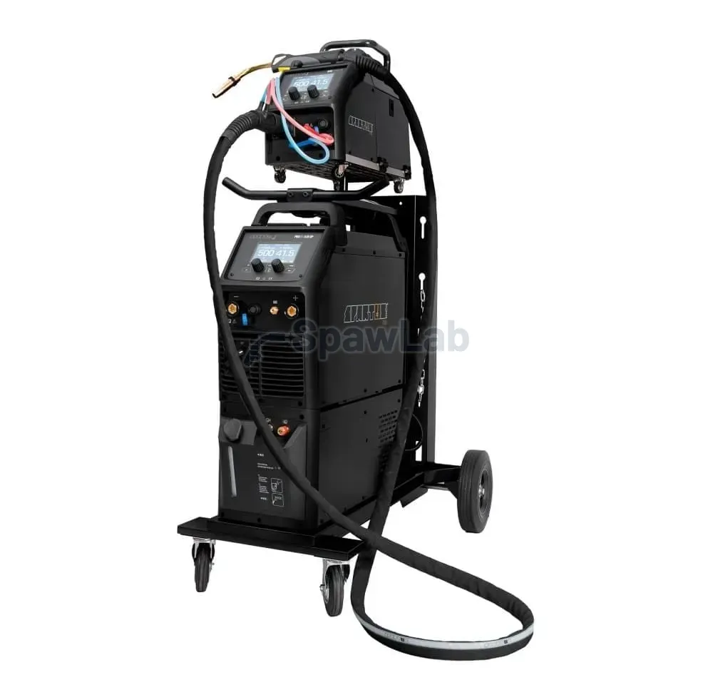 Spartus ProMIG 535 Dual Pulse [źródło, chłodnica, podajnik, przewód zespolony, wózek] pakiet z uchwytem SPP501 - 3m, zdjęcie 4