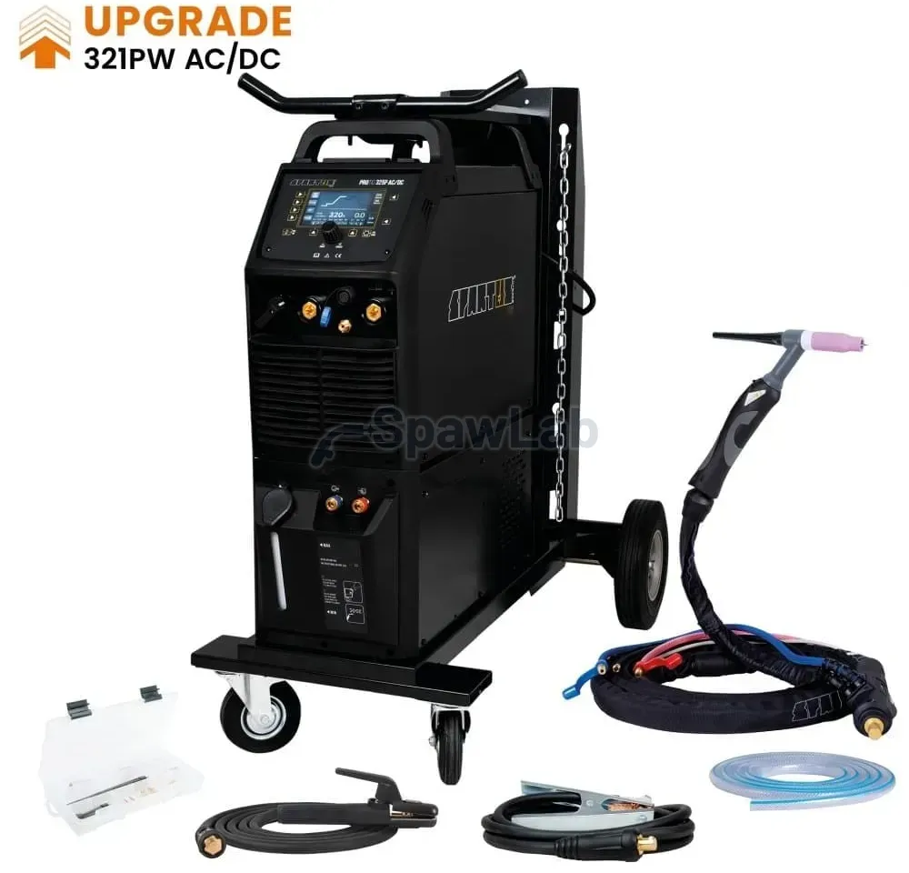 Spartus ProTIG 325PW AC/DC [power source, cooling unit, trolley] package with SPP 18 4m torch