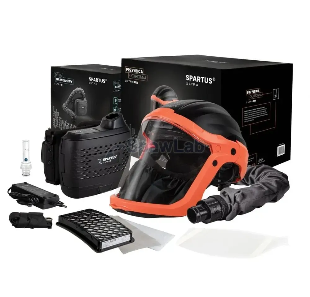 Spartus Przyłbica do szlifowania SPARTUS Ultra NX47 z systemem nawiewowym