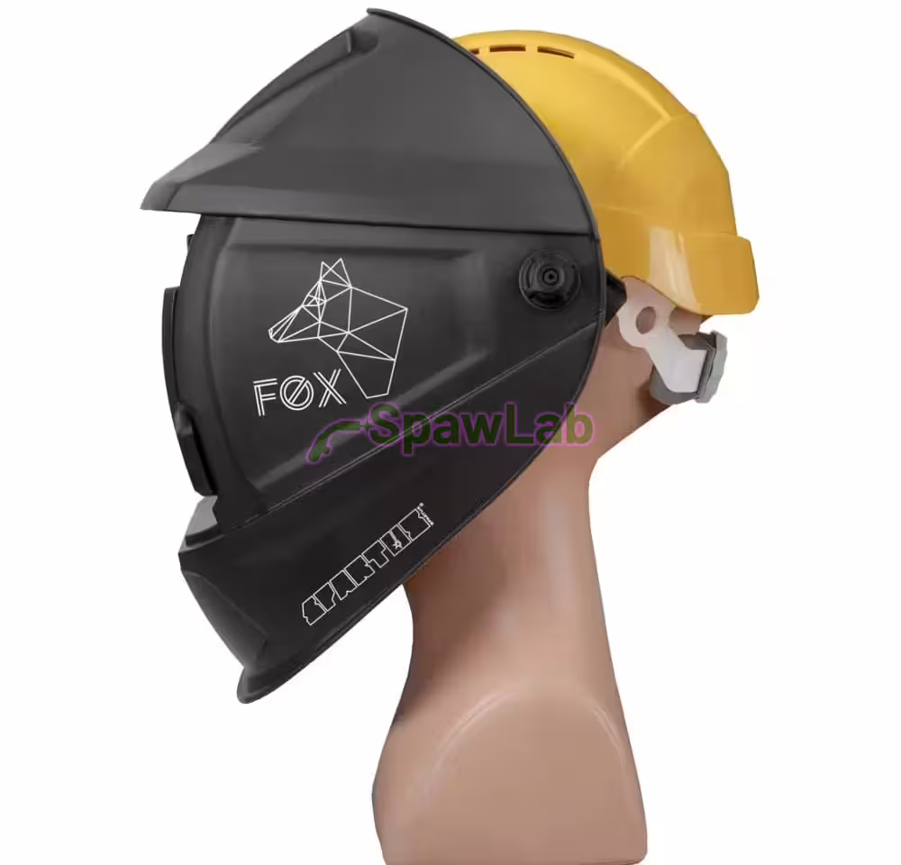 Spartus Przyłbica SPARTUS® Easy FOX z kaskiem i adapterem