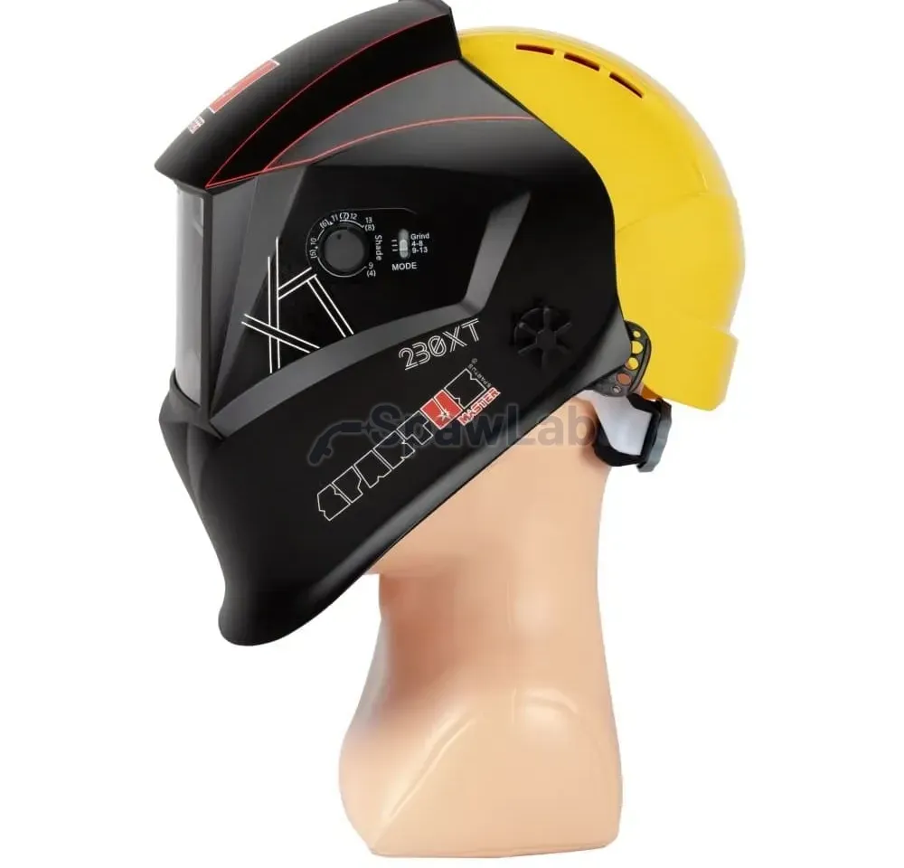 Spartus SPARTUS® Master 230XT Schweißhelm (True-Color-Filter) mit Schutzhelm und Adapter