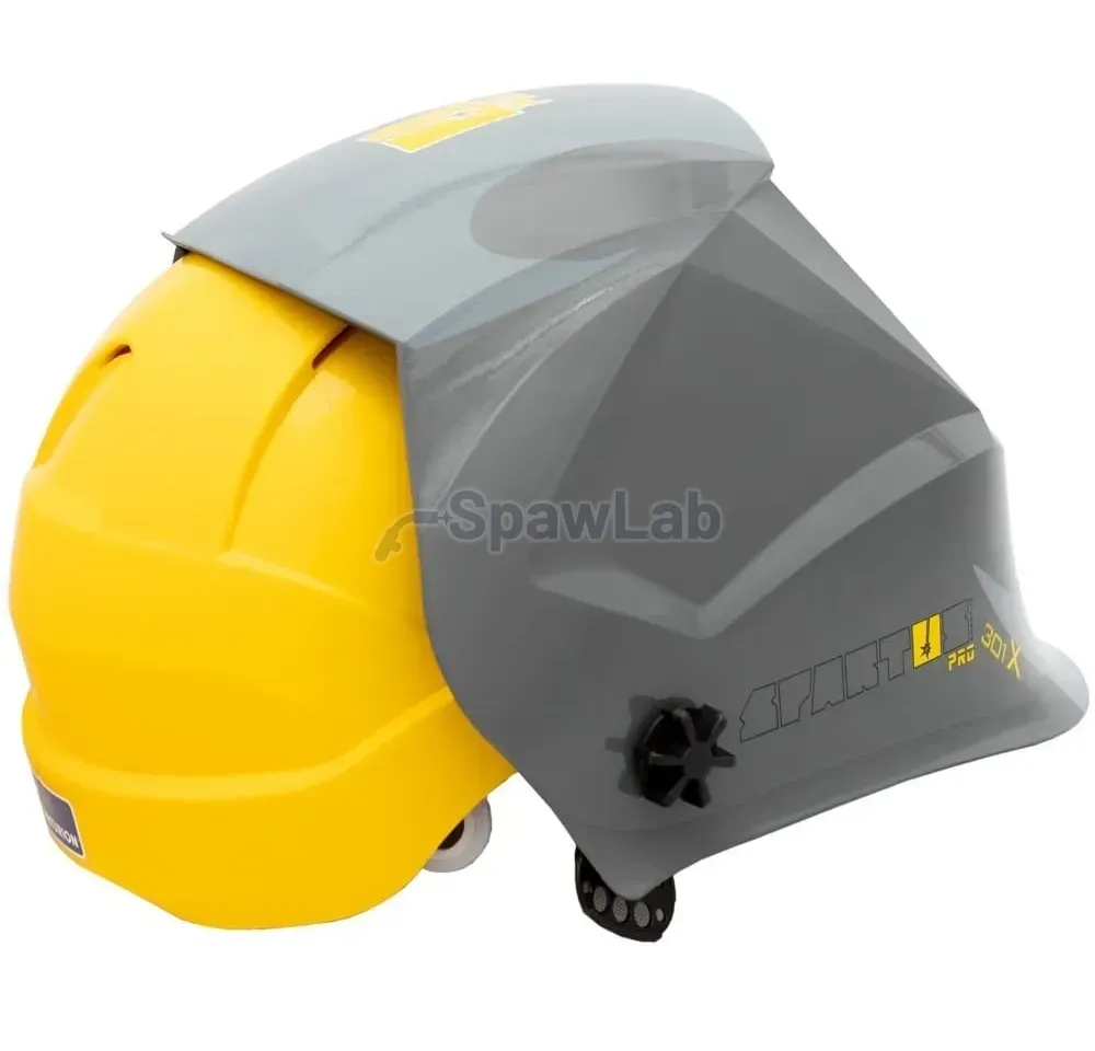 Spartus SPARTUS® Pro 301X welding helmet (grey) with hard hat and adapter, photo 3