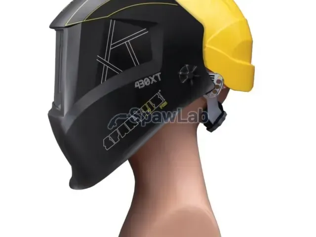 Spartus Przyłbica SPARTUS Pro 430XT (filtr true color) z kaskiem i adapterem