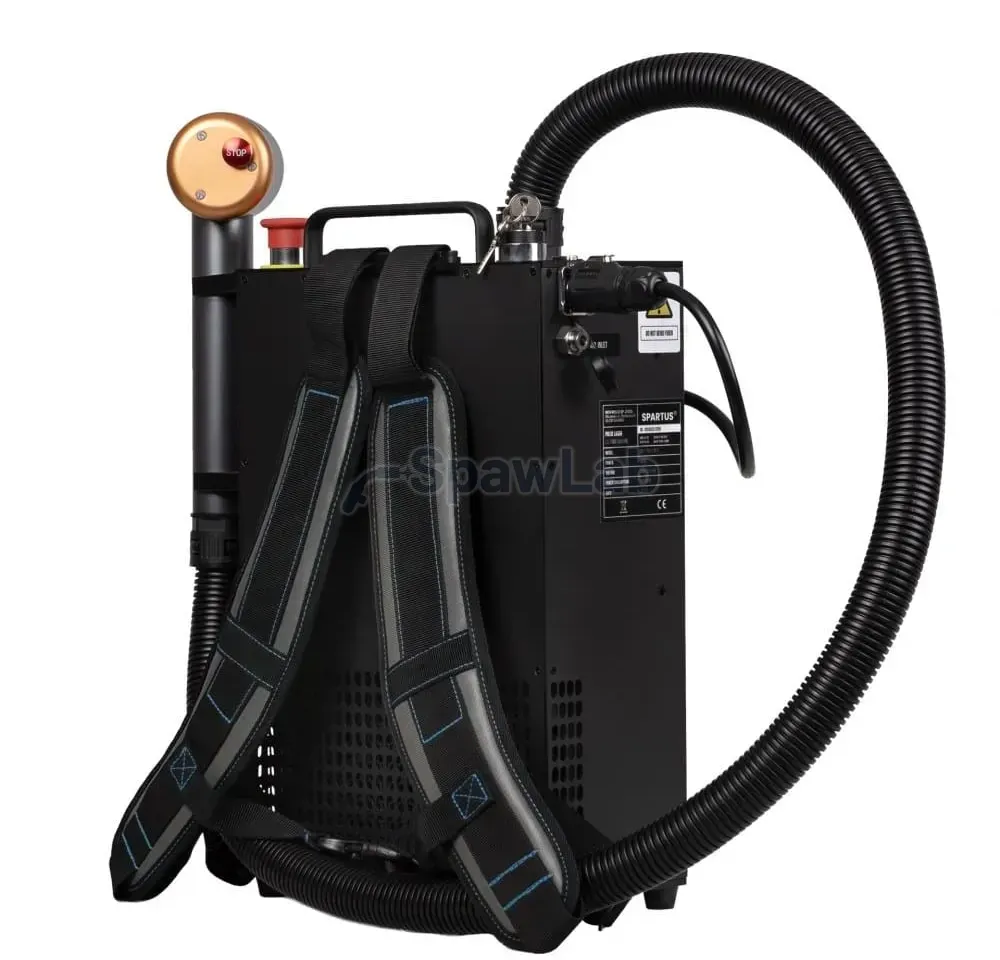 Spartus Pulsacyjna Oczyszczarka laserowa SPARTUS Easy 300CL pulse plecakowa, zdjęcie 4