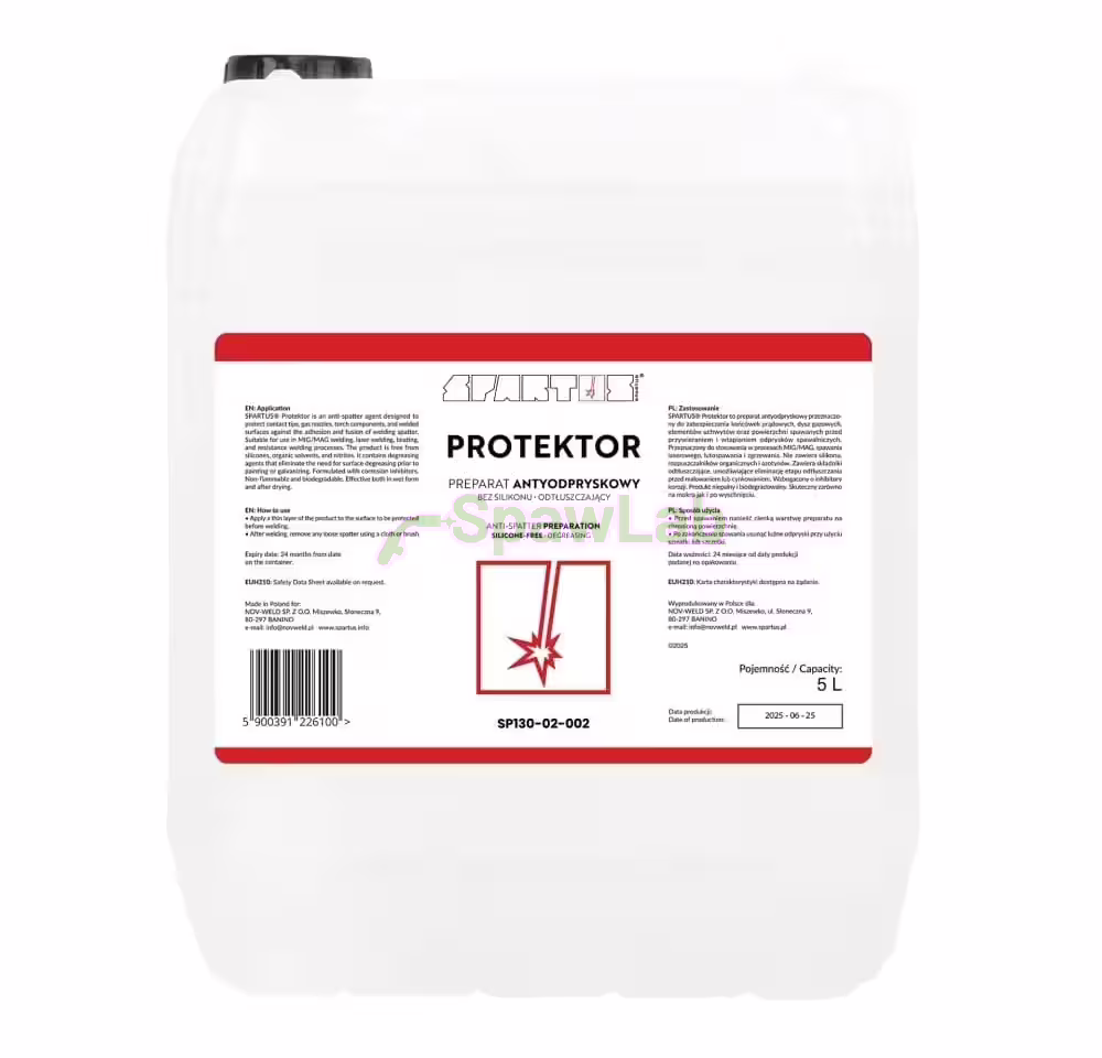 Spartus Fluid anti-spatter degreasing SPARTUS Protektor 5l