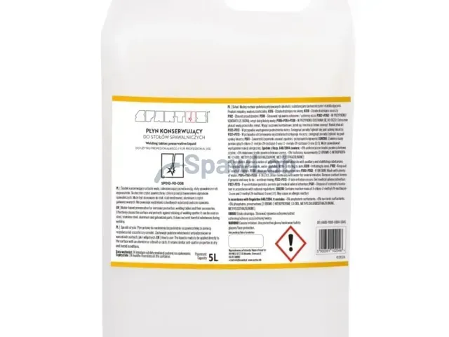 Spartus welding table preservation fluid 5l