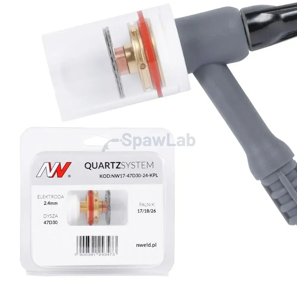 Spartus QUARTZSYSTEM - duża soczewka dysza L 17/18/26 [na elektrodę 2.4mm]