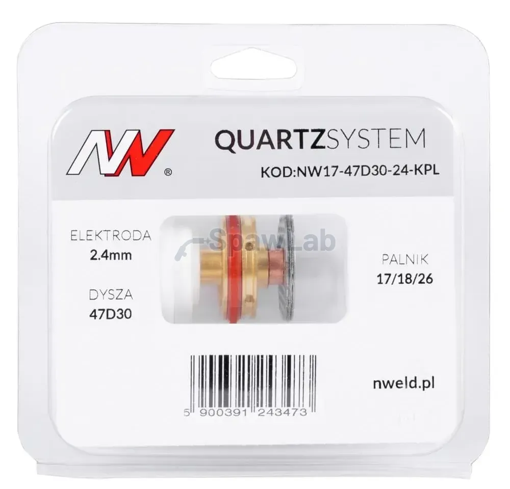 Spartus QUARTZSYSTEM - duża soczewka dysza L 17/18/26 [na elektrodę 2.4mm], zdjęcie 4