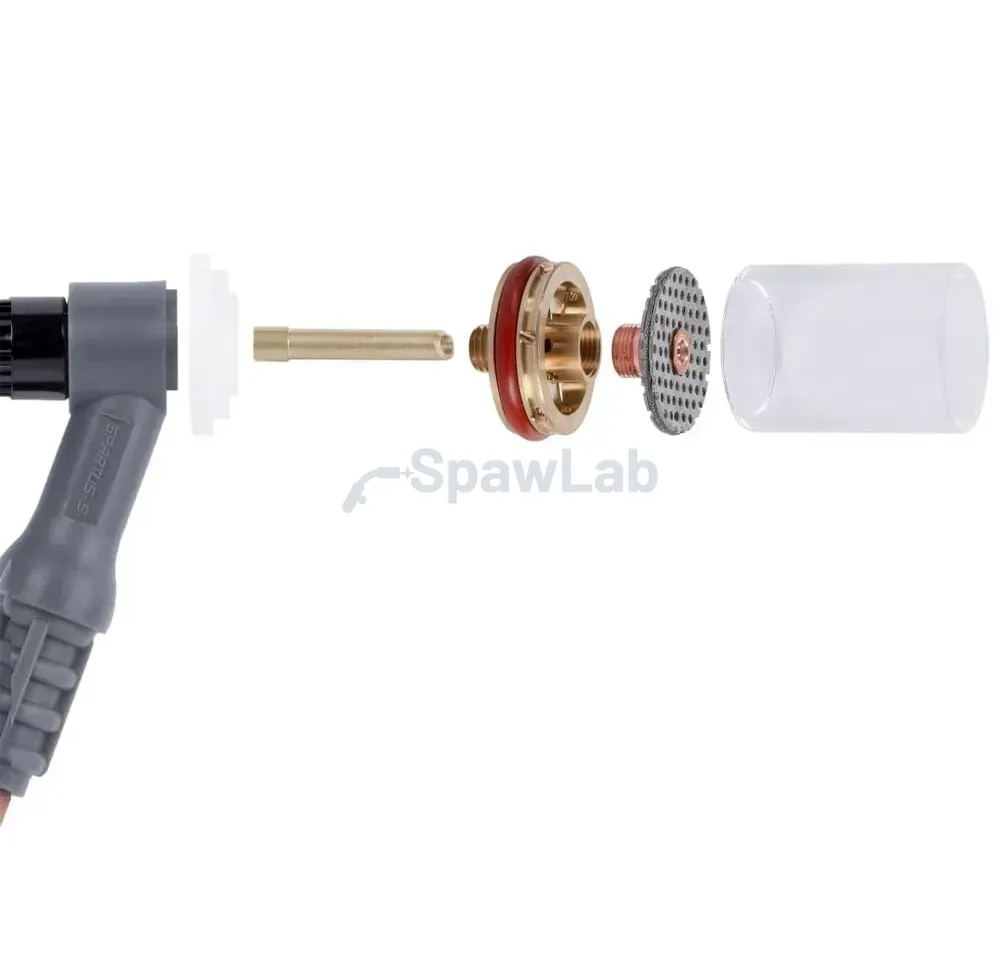 Spartus QUARTZSystem, große Gaslinse, Düse L 9/20 [für Elektrode 2,4mm], Bild 3