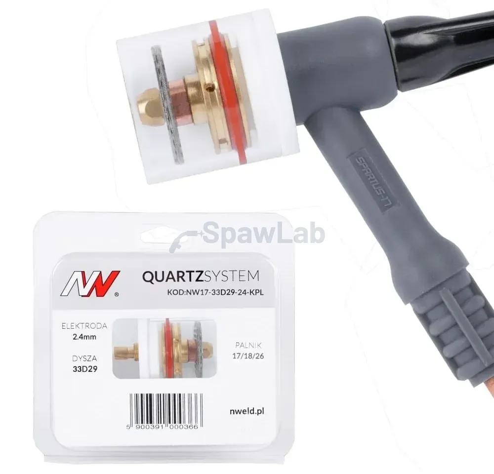 Spartus QUARTZSYSTEM - large gas lens nozzle S, replaceable screen 17/18/26 [for electrode 2.4mm]