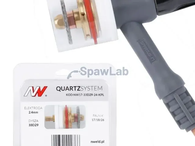 Spartus QUARTZSYSTEM - duża soczewka dysza S, wymienne sitko 17/18/26 [na elektrodę 2.4mm]